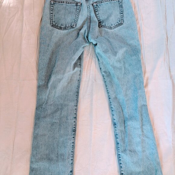 VTG 80s/90s Guess Jeans Womens Sz 27 Light Wash Straight Leg Low Rise Retro - Picture 7 of 10
